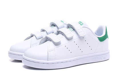 Kids Adidas Originals X Stan Smith Comfort White Green