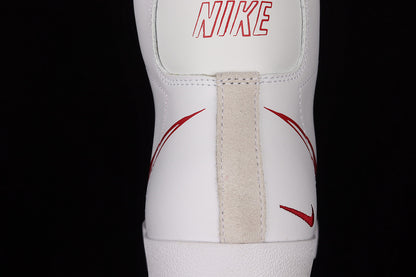 NK Blazer MID Zoom 77 Scribble White/Red-Sail