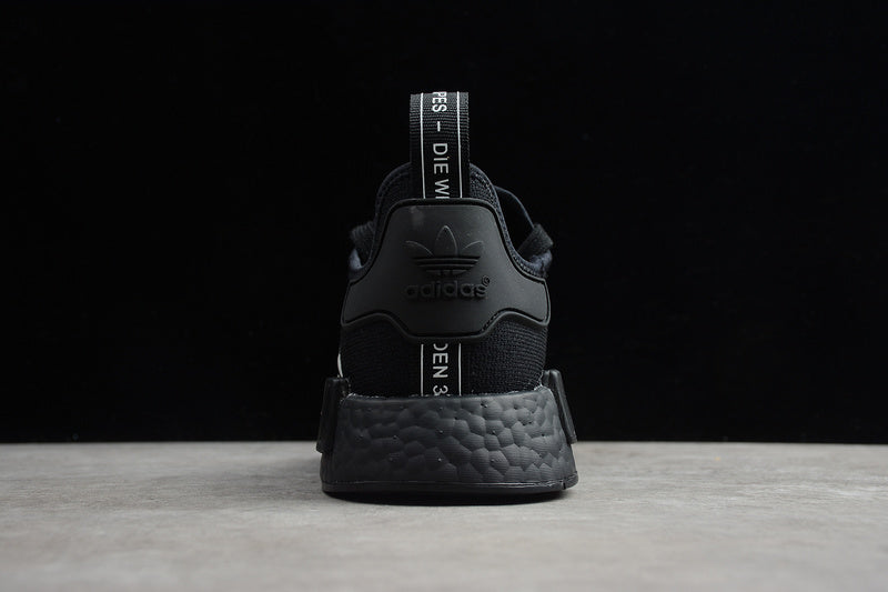 Adidas NMD R1 Core Black-White