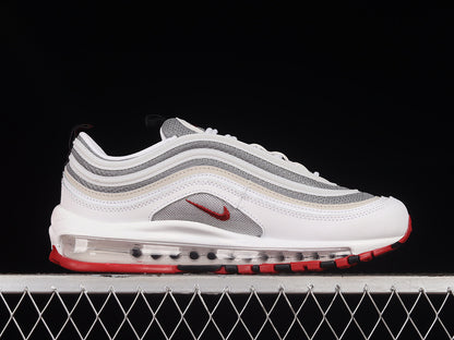 Air Max 97 White/Varsity Red-Particle Grey