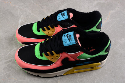 Air Max 90 Black-Fur Multi Color