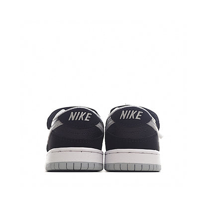 Kids Nike Dunk Low Black White-Grey