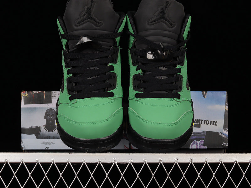 Air Jordan Retro 5 Oregon Green Apple/Black