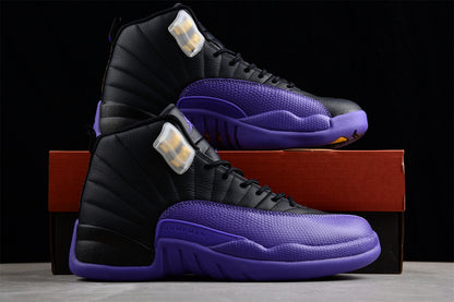 Air Jordan Retro 12 Black/Flied Purple