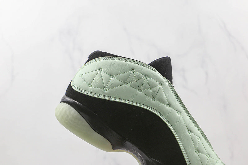 Air Jordan Retro 13 Low Singles Day Green-Black