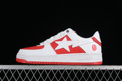 BAPE Bapesta #6 'Patent Leather Pack - Red'