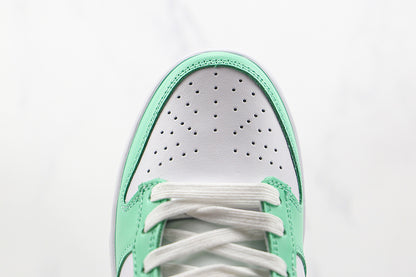 SB Dunk Low White/Green Glow