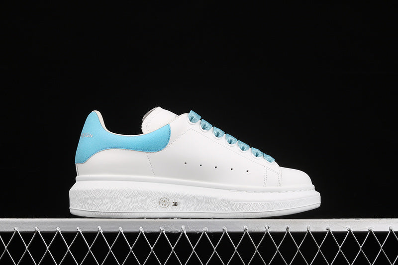 Alexander McQueen Oversized White-Sky Blue