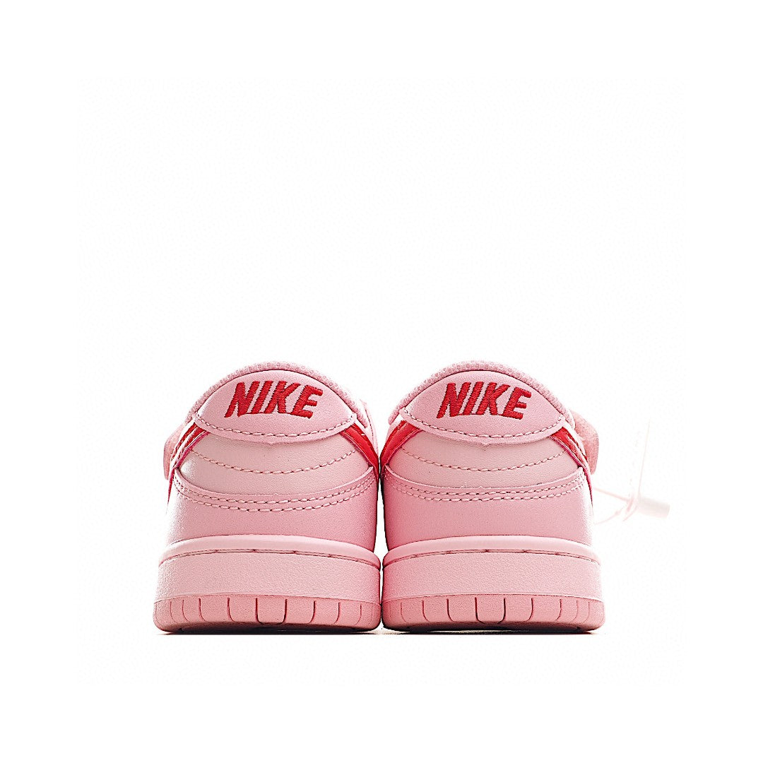 Kids Nike Dunk Low Triple Pink Red