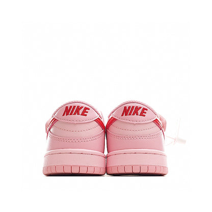 Kids Nike Dunk Low Triple Pink Red