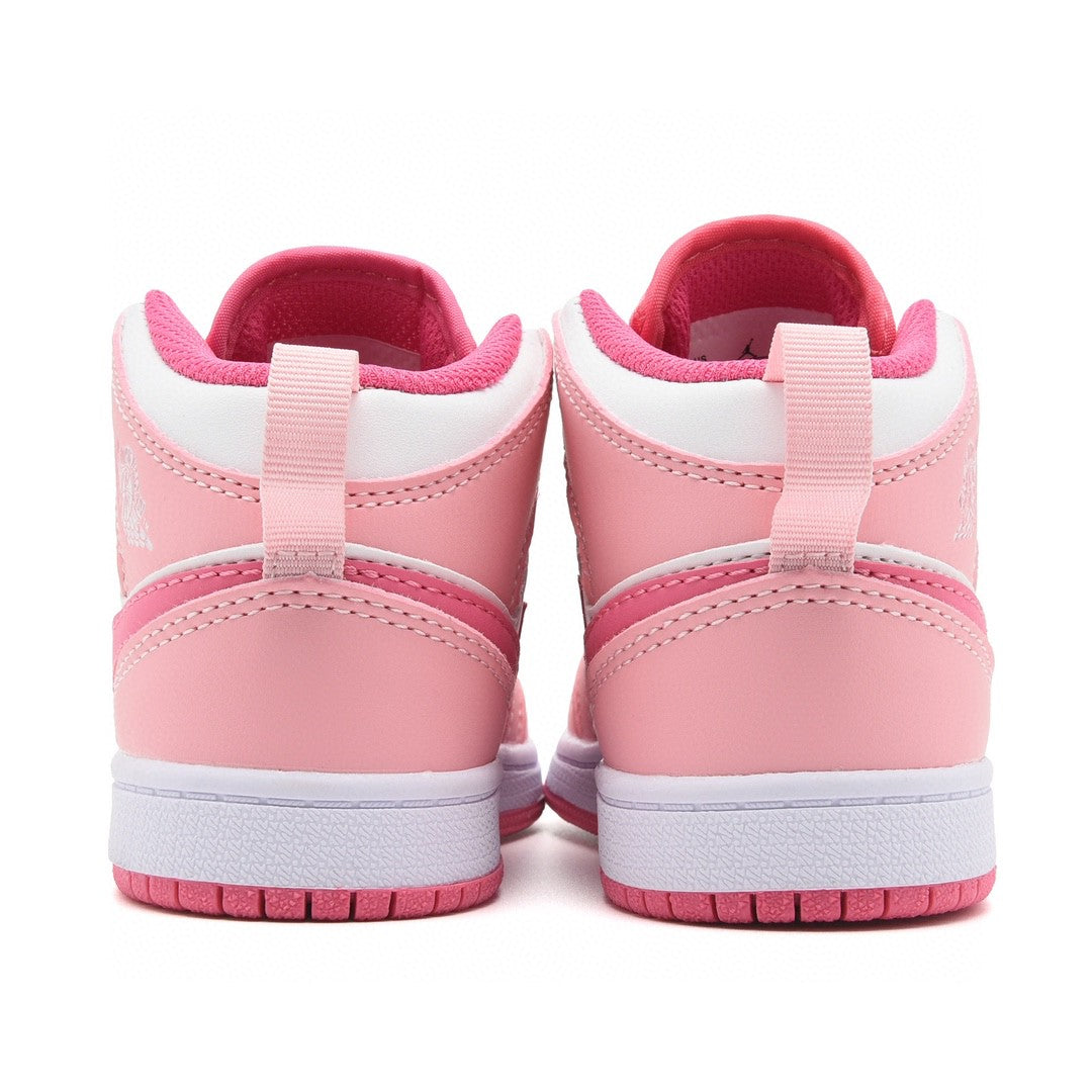 Kids Air Jordan 1 High  'White Light Pink'