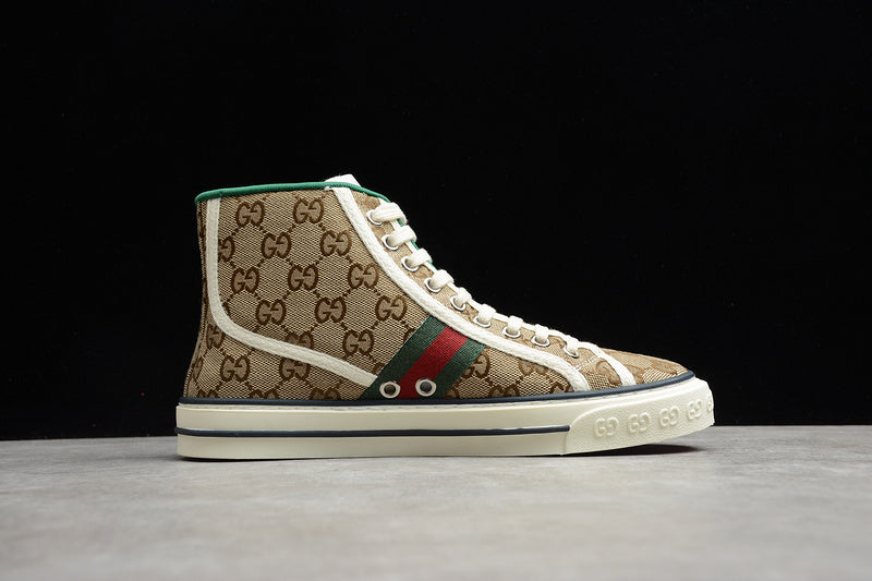 Gucci Tennis 1977 High Top Light Brown