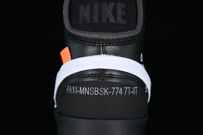 NK Blazer MID X Off White All Hallows EVE White/Black-Grey