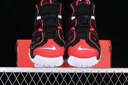 Air More Uptempo 96 Red Toe Black/University Red-White