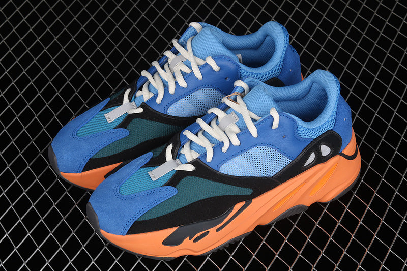 Adidas Yeezy Boost 700 Bright Blue/Core Black-Orange