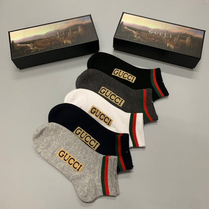 Gucci Low Socks 5 Pack