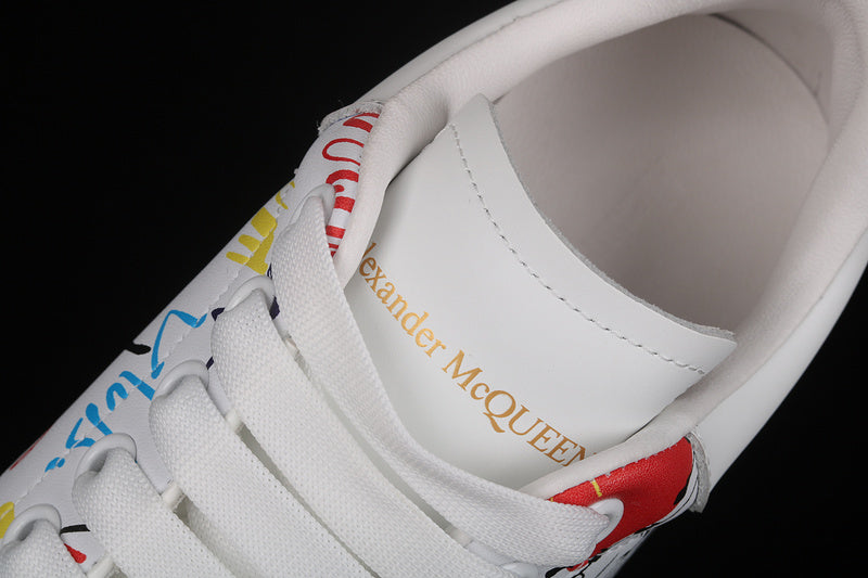 Alexander McQueen Sole White-Graffiti