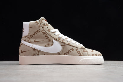 NK Blazer MID X Levi's Gold White Hook