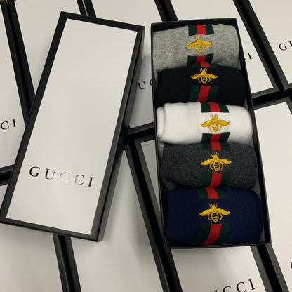 Gucci Mid Socks 5 Pack