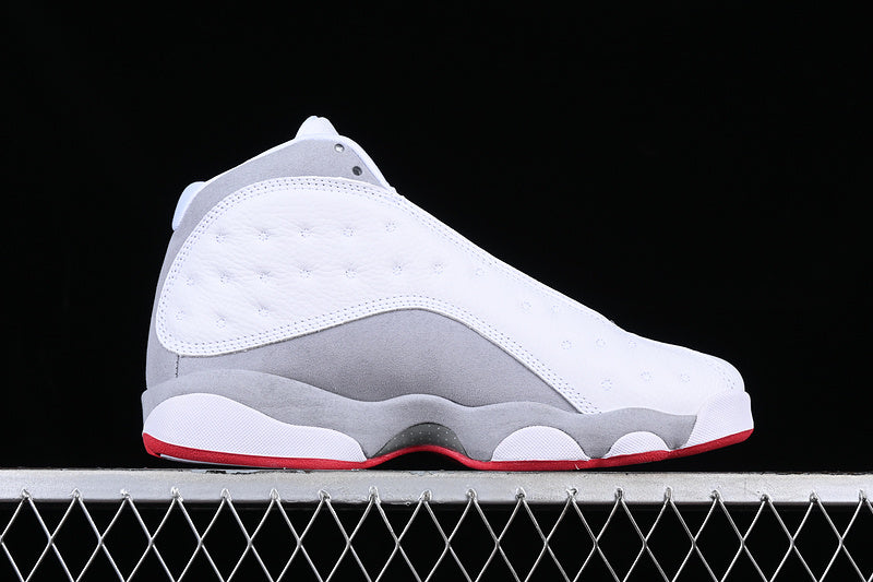 Air Jordan Retro 13 White/Grey-Red