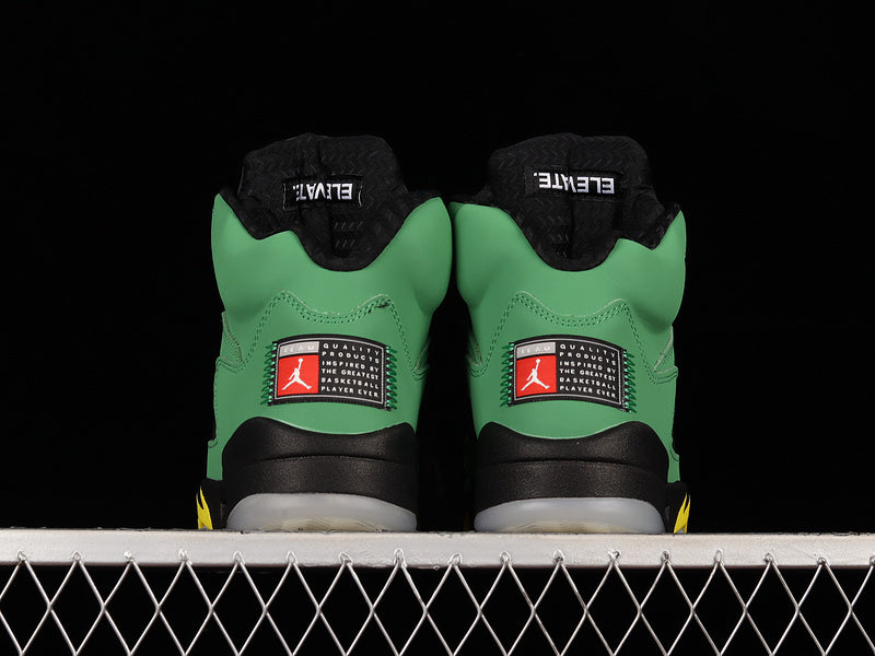 Air Jordan Retro 5 Oregon Green Apple/Black