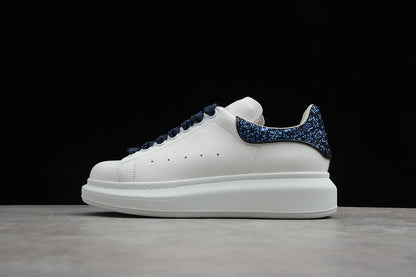 Alexander McQueen Oversized White-Blue Glitter