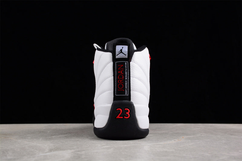 Air Jordan Retro 12 Red Taxi White-Black