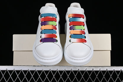 Alexander McQueen Oversized White-Multi-Color Laces