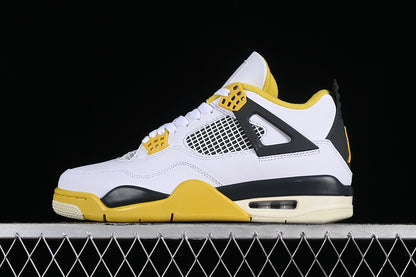 Air Jordan Retro 4  Vivid Sulfur White