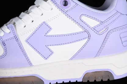 Off-White Out Of Office Calf Leather  Lilac Purple