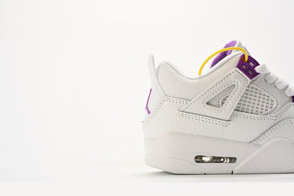 Kids Air Jordan Retro 4 'Purple Metallic'