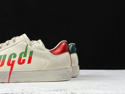 Gucci Ace 'Distressed ' Witte Red