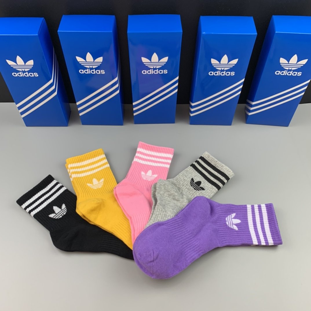 Adidas High  Socks 5 Pack