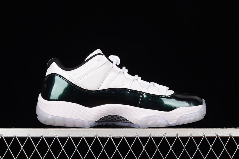 Air Jordan Retro 11 Low Emerald/Emerald Rise Black