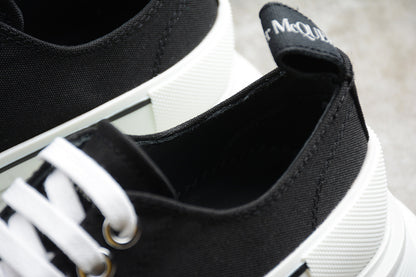 Alexander McQueen Tread Slick Low Lace Up White Black