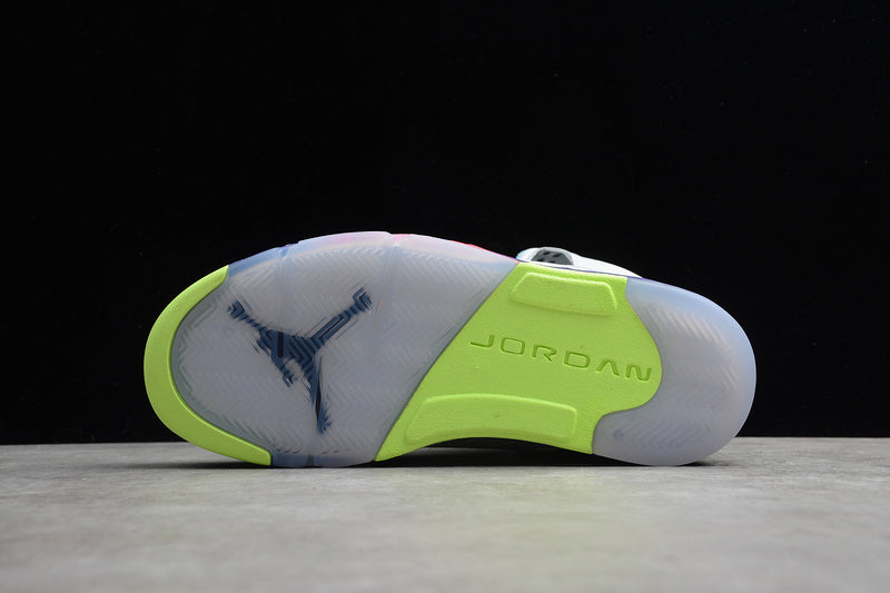 Air Jordan Retro 5 Alternate Bel Air White/Black-Purple