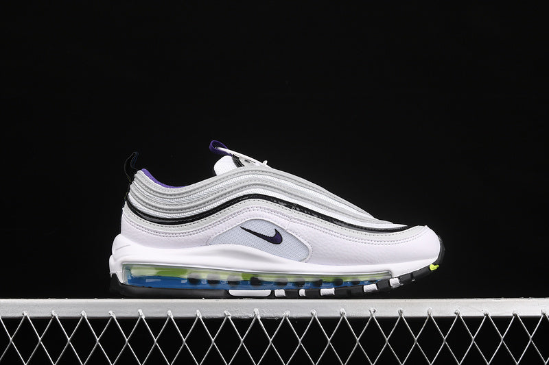 Air Max 97 X Kaomoji White/Black/Signal Blue-Court Purple