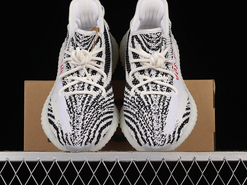 Adidas Yeezy Boost 350 V2 Zebra White/Core Black-Red