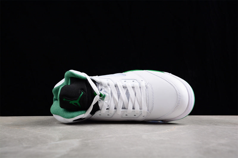 Air Jordan Retro 5 Burgundy White/Green-Black