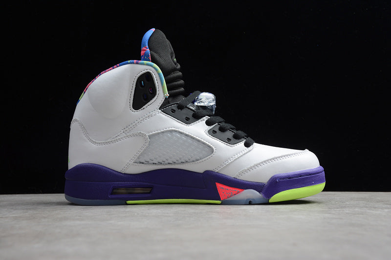 Air Jordan Retro 5 Alternate Bel Air White/Black-Purple