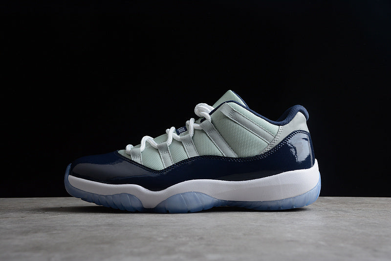 Air Jordan Retro 11 Low Georgetown Grey Mist/White-Midnight Navi