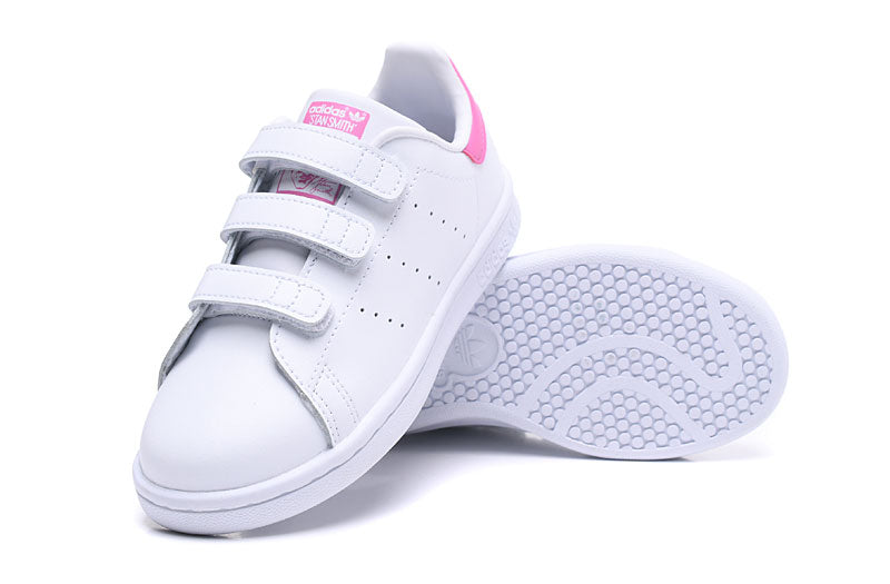 Kids Adidas Originals X Stan Smith Comfort White Pink