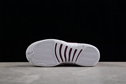 Air Jordan Retro 12 GS White/Artic Punch-Hyper Pink