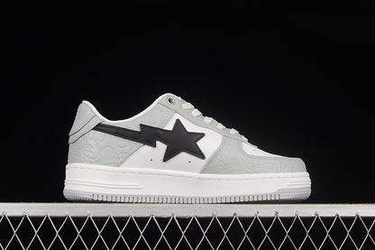 BAPE Bapesta #3 'Line White-Camo Gray'