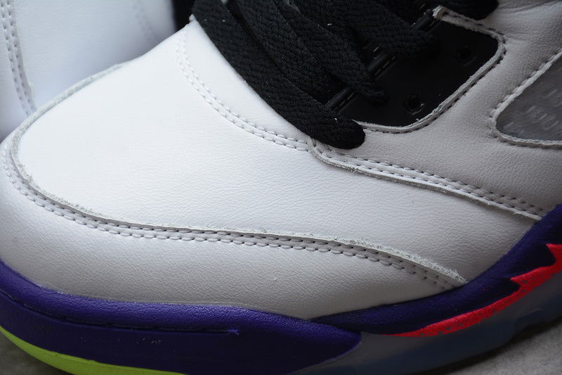 Air Jordan Retro 5 Alternate Bel Air White/Black-Purple