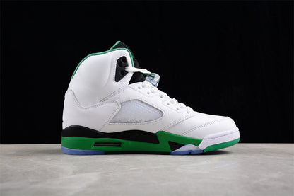 Air Jordan Retro 5 Burgundy White/Green-Black