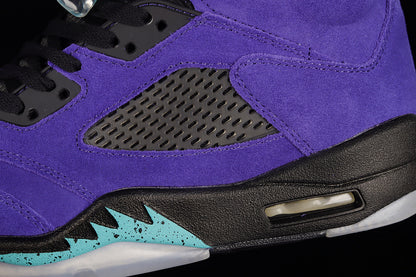 Air Jordan Retro 5 Alternate Grape/Black/Ice/Clear/New Emerald