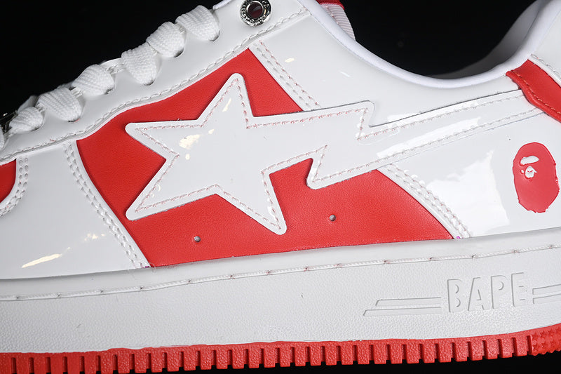 BAPE Bapesta #6 'Patent Leather Pack - Red'