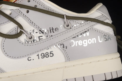 SB Dunk X Off White Lot 22 Of 50 Sail/Neutral Grey