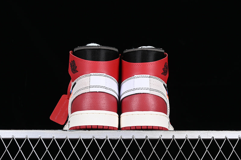 Air Jordan Retro 1 High X Off White Chicago Varsity Red/White-Black